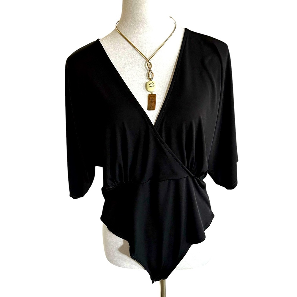Charlotte Russ Bodysuit in black